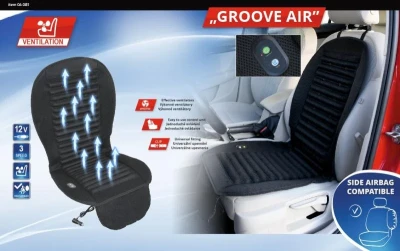 Compass Potah sedadla s ventilací 12V GROOVE AIR (VÝPRODEJ)