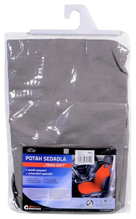 Compass Potah sedadla TRIKO SOFT přední 1ks šedý