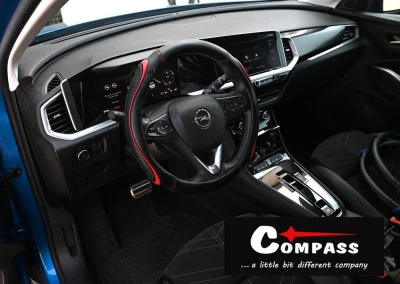 Compass Potah volantu TEAR červený