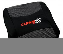 Compass Potahy sedadel sada 9ks CARBON DARK černé AIRBAG