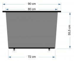 Compass Roletka 90cm 1ks lichoběžník