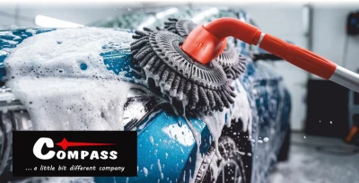 Compass Rotační kartáč DUO BRUSH teleskopický 112cm