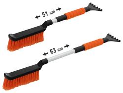 Compass Škrabka s košťátkem ORANGE teleskopická 51 - 63cm