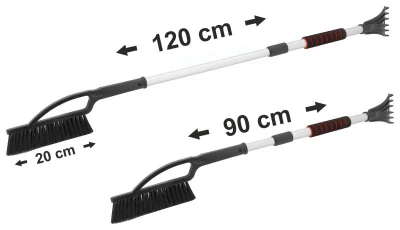 Compass Škrabka s košťátkem SNOW MAX teleskop 90-120cm