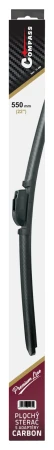 Compass CARBON FLAT MULTI černý 550mm s adaptéry stěrač