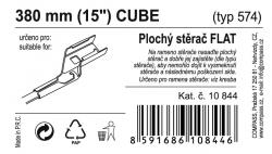 Compass Stěrač FLAT BULK (CUBE) 15[34]/380mm