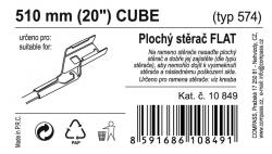 Compass Stěrač FLAT BULK (CUBE) 20[34]/510mm