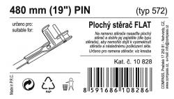 Compass Stěrač FLAT BULK (PIN) 19[34]/480mm
