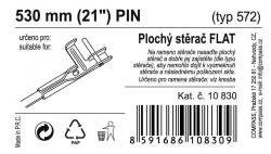 Compass Stěrač FLAT BULK (PIN) 21[34]/530mm