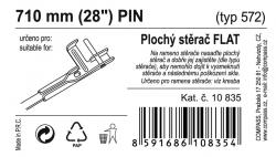 Compass Stěrač FLAT BULK (PIN) 28[34]/710mm