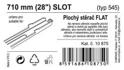 Compass Stěrač FLAT BULK (SLOT) 28[34]/710mm