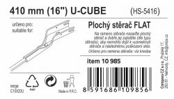 Compass Stěrač FLAT BULK (U-CUBE) 16[34]/410mm