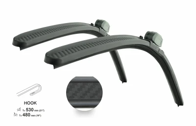 Compass Carbon Flat 530+480mm OCT I/FAB I sada stěračů