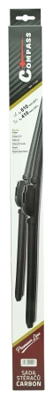 Compass Carbon 610+410mm FAB III/RAP/CIT sada plochých stěračů