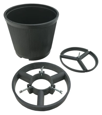 Compass Stojan na vánoční stromek / květináč 10l - šedý