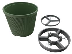 Compass Stojan na vánoční stromek / květináč 10l - zelený