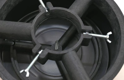 Compass Stojan na vánoční stromek / květináč 5l - šedý