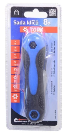 Compass TORX sada 8ks T9-T40