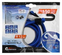 Compass Upínač pružný DOUBLE HOOK 10mm/150cm TÜV/GS Compass Upínač pružný DOUBLE HOOK 10mm/150cm TÜV/GS