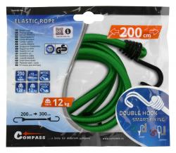 Compass Upínač pružný DOUBLE HOOK 10mm/200cm TÜV/GS Compass Upínač pružný DOUBLE HOOK 10mm/200cm TÜV/GS