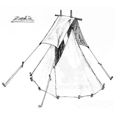 Condor Zubřík 5,8m x 4,5m stan