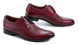 Conhpol C-A045-1877 bordová pánska spoločenská obuv