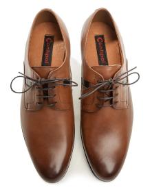 Conhpol C6503 hnedé pánske spoločenské poltopánky