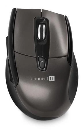 Connect IT Bezdrátová laserová myš, USB 2,4GHz (+ 2x AAA baterie zdarma)