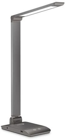 Connect IT BRIGHT stolní LED lampička, USB-A výstrup, ŠEDÁ Connect IT BRIGHT stolní LED lampička, USB-A výstrup, ŠEDÁ
