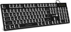 CONNECT IT Chocolate WhiteStar kancelářská podsvícená klávesnice (CZ + SK verze) BLACK CONNECT IT Chocolate WhiteStar kancelářská podsvícená klávesnice (CZ + SK verze) BLACK