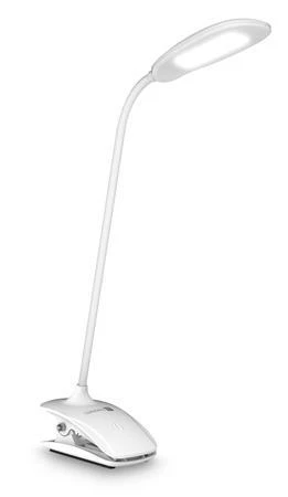 Connect IT CLIP stolní Led lampička s klipem, int. baterie, USB-C, BÍLÁ Connect IT CLIP stolní Led lampička s klipem, int. baterie, USB-C, BÍLÁ
