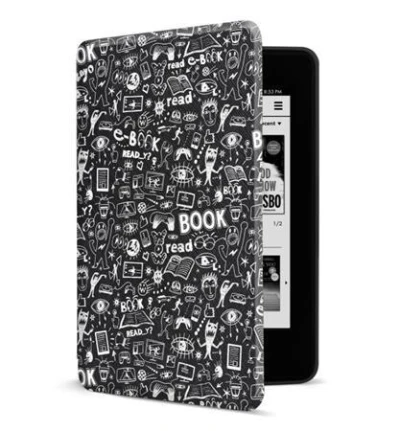 Connect IT Doodle pouzdro pro Amazon NEW Kindle Paperwhite 4 (2018), černé
