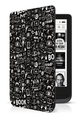 Connect IT Doodle pouzdro pro PocketBook 616/618/627/628/632, DOODLE ČERNÉ Connect IT Doodle pouzdro pro PocketBook 616/618/627/628/632, DOODLE ČERNÉ