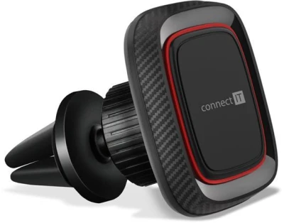 Connect IT InCarz 4Strong360 CARBON univerzální magnetický držák do auta, 4 magnety, ČERVENÝ Connect IT InCarz 4Strong360 CARBON univerzální magnetický držák do auta, 4 magnety, ČERVENÝ