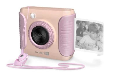 Connect IT INSTAPRINT dětský instantní fotoaparát RŮŽOVÝ