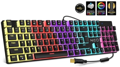 Connect IT NEO Pudding mechanická herní klávesnice, rainbow podsvícení, USB (Full Size CZ verze) Connect IT NEO Pudding mechanická herní klávesnice, rainbow podsvícení, USB (Full Size CZ verze)
