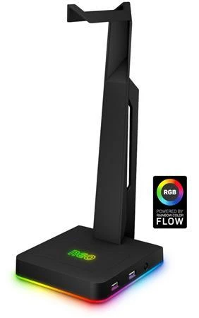 Connect IT NEO Stand-It RGB stojánek na sluchátka + USB hub, ČERNÝ Connect IT NEO Stand-It RGB stojánek na sluchátka + USB hub, ČERNÝ