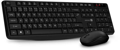 Connect IT OfficeBase Wireless Combo bezdrátová černá klávesnice + myš, USB, 2,4Ghz