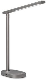 CONNECT IT SHINE stolní LED lampička,USB výstup, ŠEDÁ CONNECT IT SHINE stolní LED lampička,USB výstup, ŠEDÁ