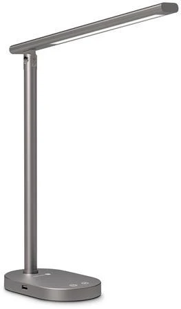 Connect IT SHINE stolní LED lampička,USB výstup, ŠEDÁ Connect IT SHINE stolní LED lampička,USB výstup, ŠEDÁ