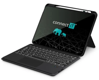 Connect IT TabCase podsvícená bezdrátová klávesnice s pouzdrem pro iPad 10.9" ČERNÁ Connect IT TabCase podsvícená bezdrátová klávesnice s pouzdrem pro iPad 10.9" ČERNÁ