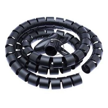 Connect IT Trubice pro vedení kabelů WINDER, 1,5m x 30mm černá