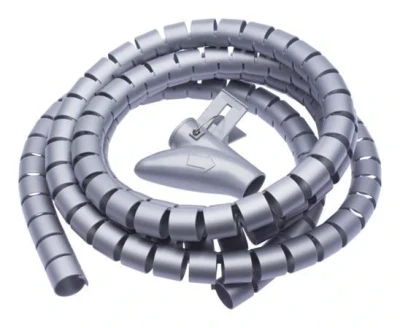 Connect IT Trubice pro vedení kabelů WINDER, 2,5m x 20mm, šedá