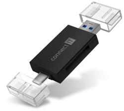 CONNECT IT USB-C/USB-A čtečka karet CONNECT IT USB-C/USB-A čtečka karet