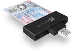 CONNECT IT USB čtečka eObčanek a čipových karet, ČERNÁ CONNECT IT USB čtečka eObčanek a čipových karet, ČERNÁ