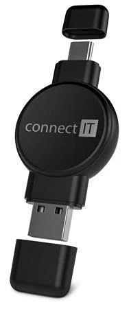 Connect IT WatchTravelCharge bezdrátová nabíječka Qi (Apple,Samsung) USB-A/USB-C, ČERNÁ Connect IT WatchTravelCharge bezdrátová nabíječka Qi (Apple,Samsung) USB-A/USB-C, ČERNÁ