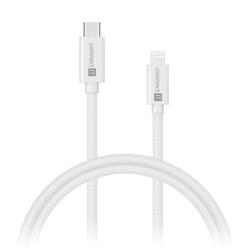 CONNECT IT Wirez kabel USB-C - Lightning, 27 W, 1 m, BÍLÁ