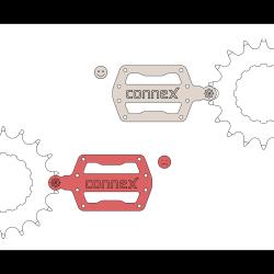 CONNEX Mierka na prevodník CONNEX, nerezová oceľ