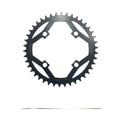Connex Převodník 42z TZ Wippermann černý, síla 3 mm, rozteč 104 mm, pro e-biky