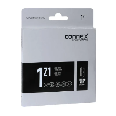 CONNEX Řetěz 1Z1 pro single speed, stříbrný